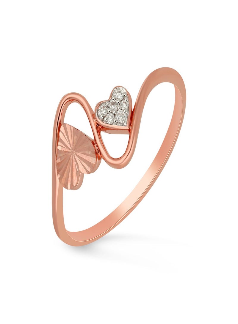 Malabar Gold and Diamonds 18 Karat 750 Purity Mine Diamond Ring MPRGHTH019RN1 - Image 1